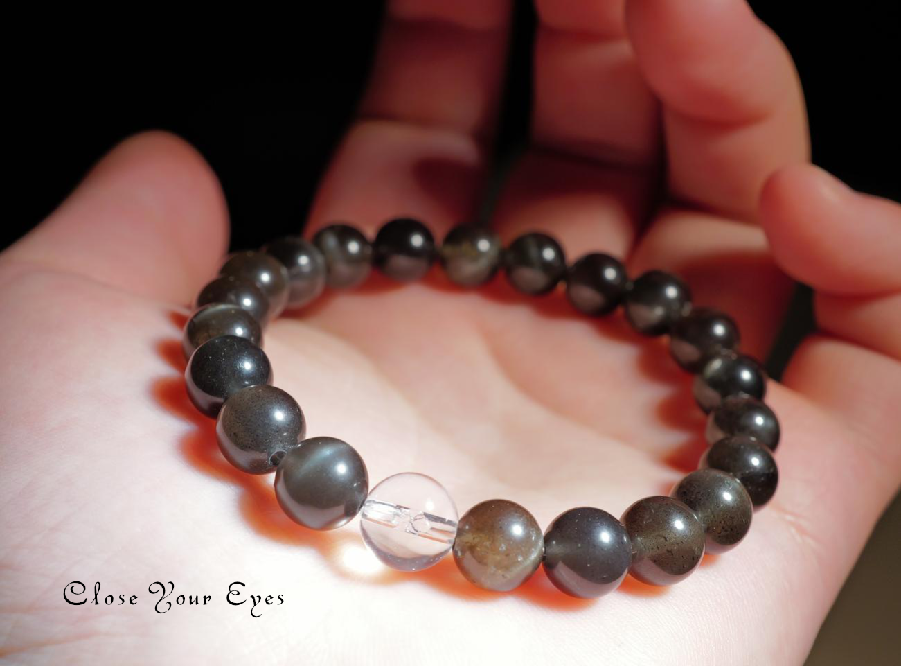 ８ｍｍエナジーブレスレット　スキャポライト　０２