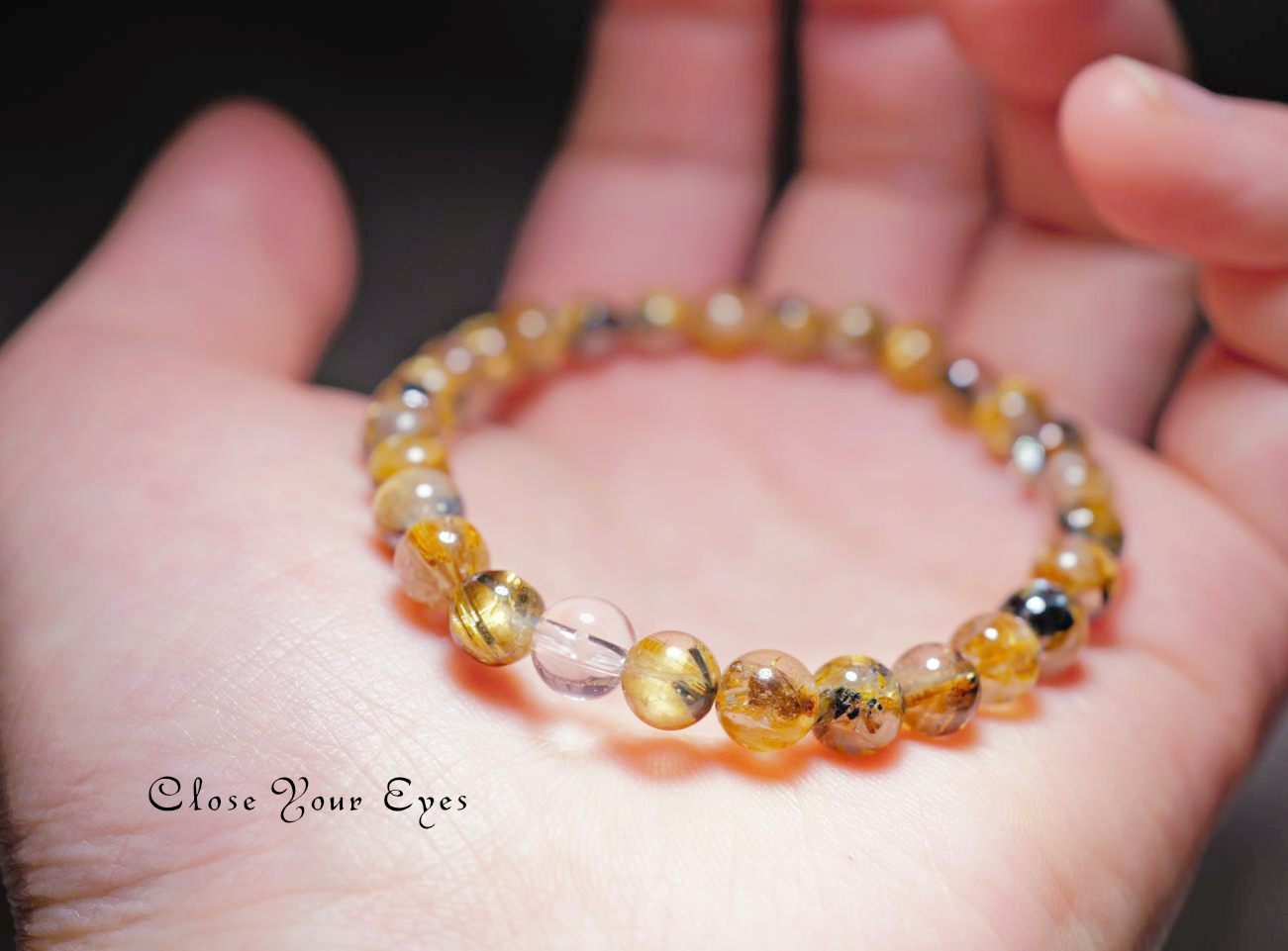 6mmエナジーブレスレット タイチンルチルクォーツ 02