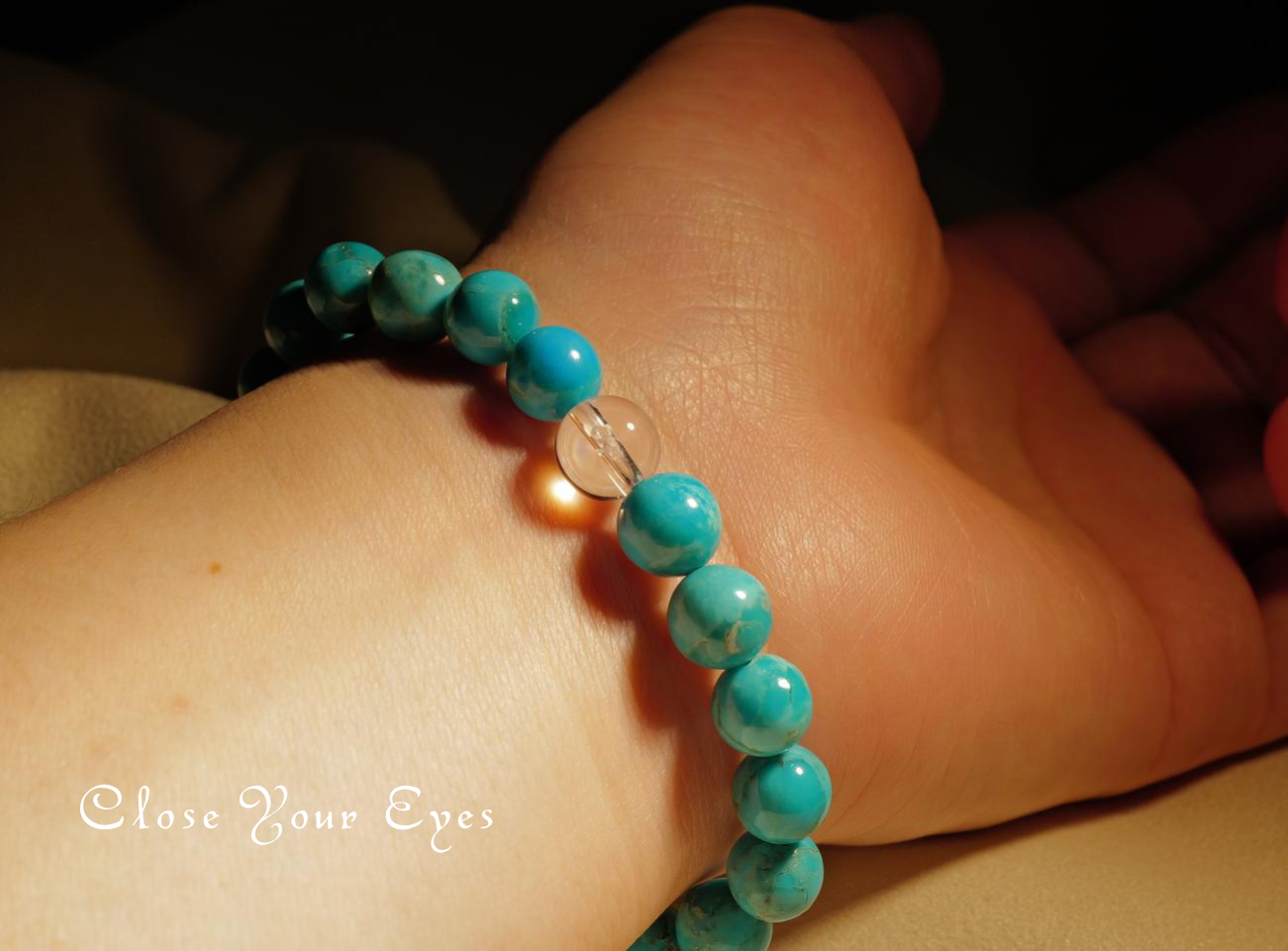 ８ｍｍエナジーブレス　キングマンターコイズ　０１