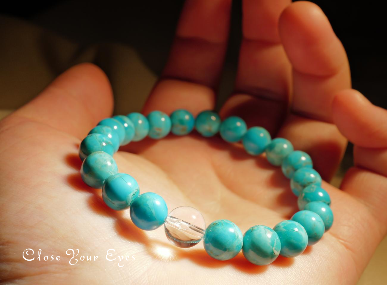 ８ｍｍエナジーブレス　キングマンターコイズ　０１