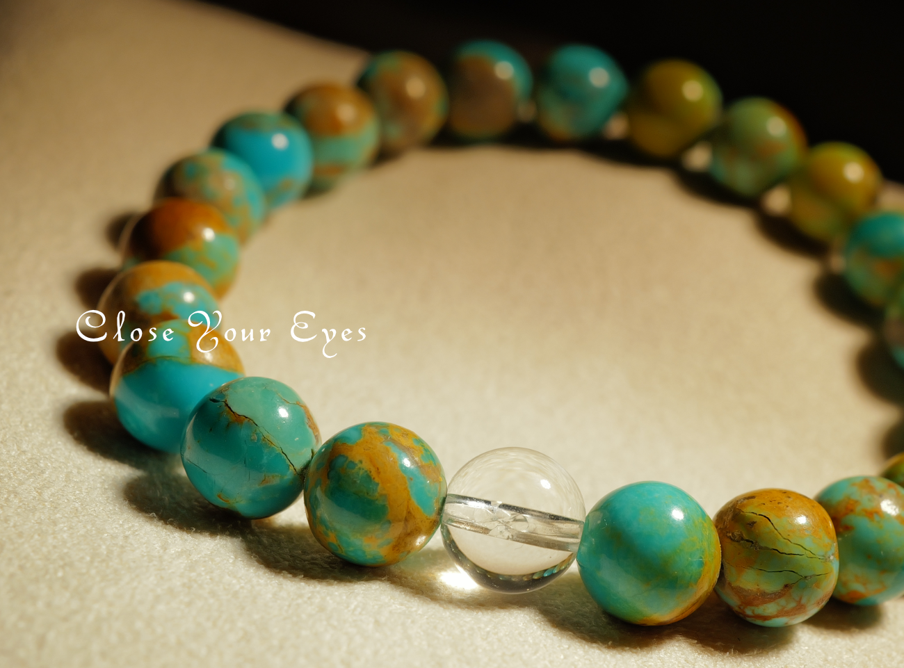 8mmエナジーブレス　キングマンターコイズ