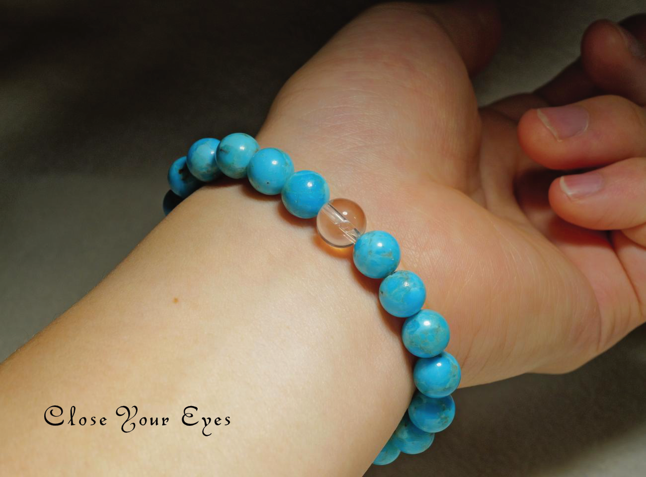 ８ｍｍエナジーブレス　キングマンターコイズ　０１