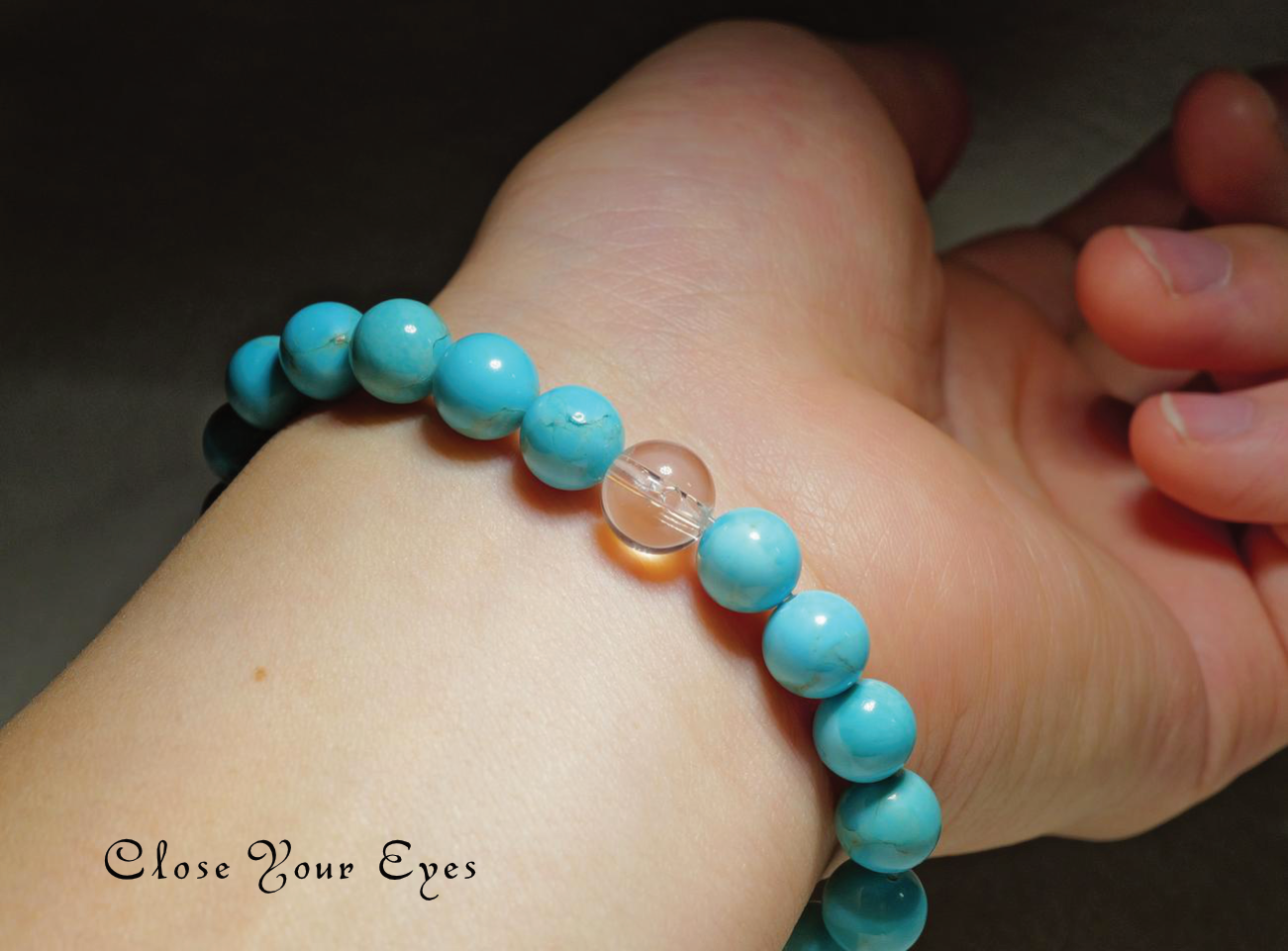 ８ｍｍエナジーブレス　キングマンターコイズ　０２