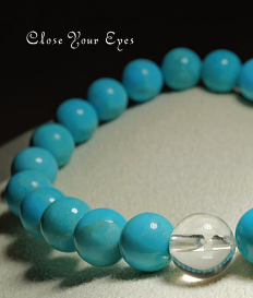 ８ｍｍエナジーブレスブレス　キングマンターコイズ