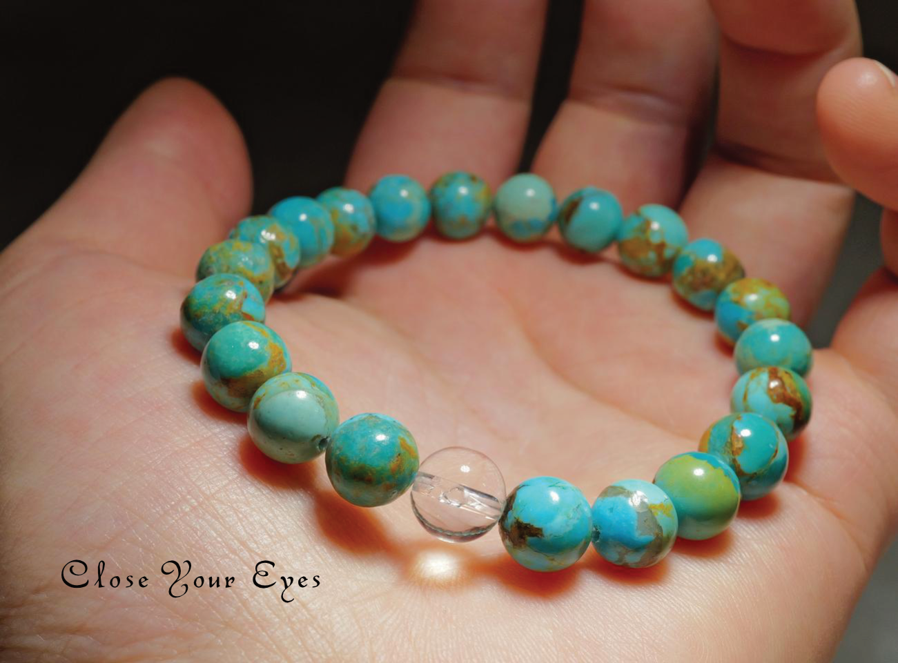 8mmエナジーブレス キングマンターコイズ 03