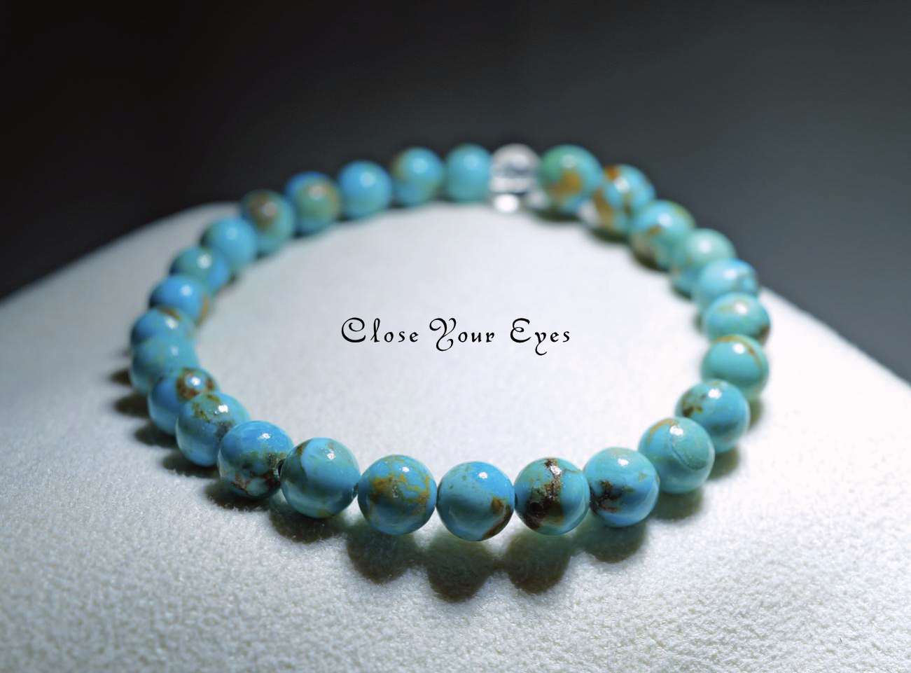 ６ｍｍエナジーラフブレス　キングマンターコイズ　０１