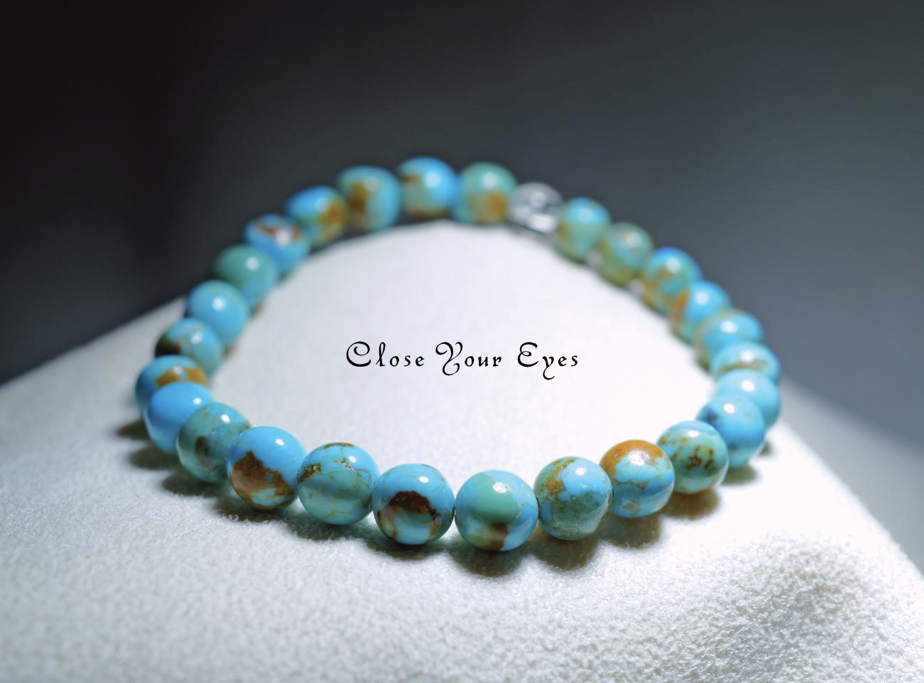 ６ｍｍエナジーラフブレス　キングマンターコイズ　０２