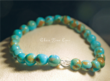 ラフブレス　キングマンターコイズ