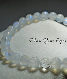 ８ｍｍエナジーブレス　ホワイトラブラドライト