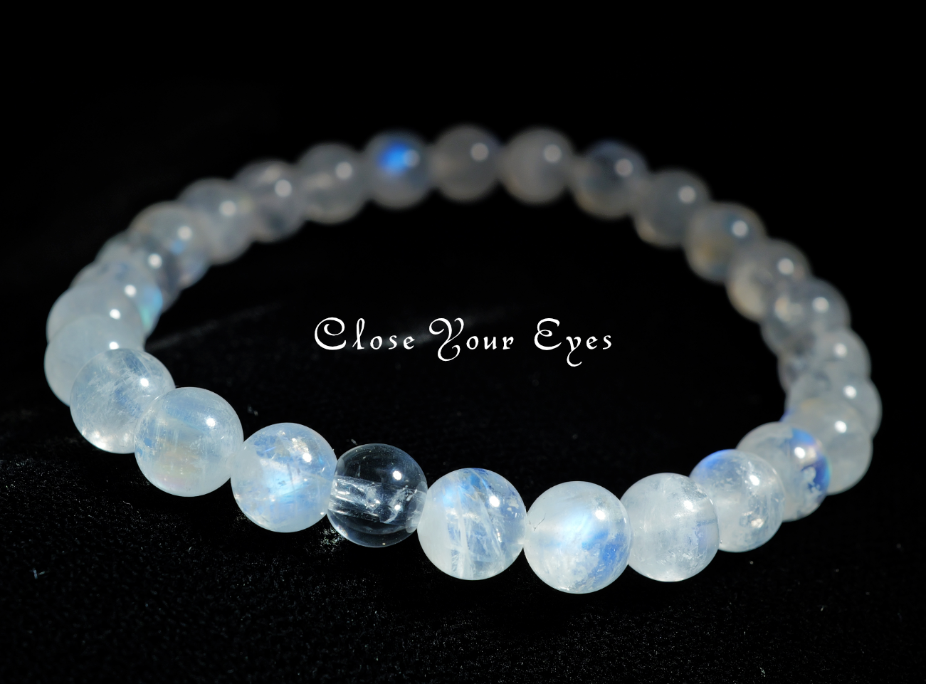 ６ｍｍエナジーブレス　ホワイトラブラドライト　０１