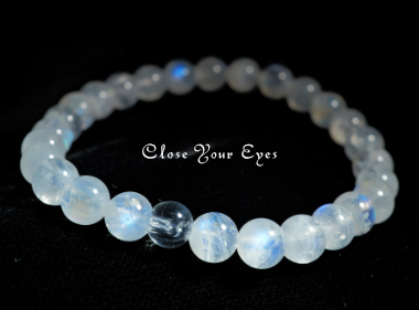 ８ｍｍエナジーブレス　ホワイトラブラドライト