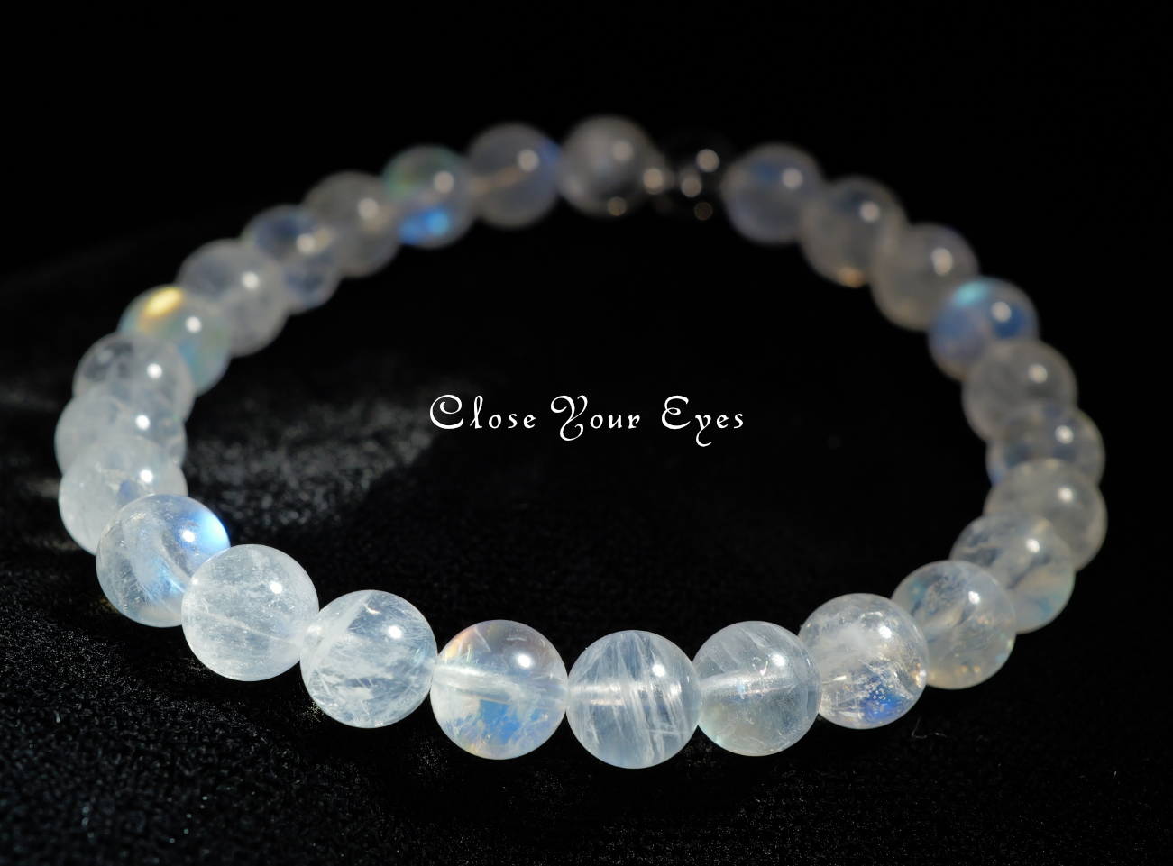 ６ｍｍエナジーブレス　ホワイトラブラドライト　０２