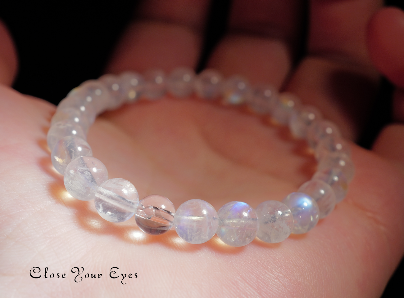 6mmエナジーブレスレット ホワイトラブラドライト 02