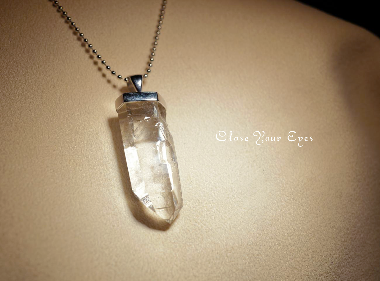 シルバーペンダント　１４７　ブラジル・ゼカ産　水晶