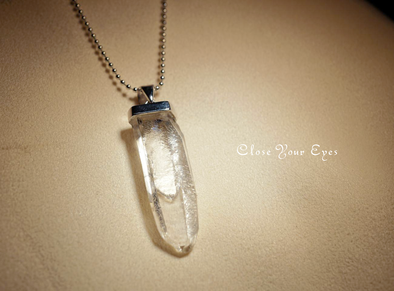 シルバーペンダント　１４８　ブラジル・ゼカ産　水晶