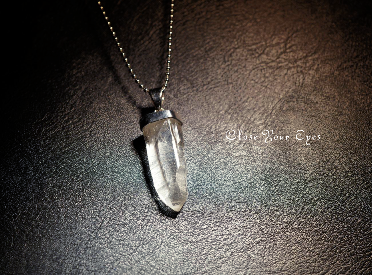 シルバーペンダント　１４９　レムリアン水晶