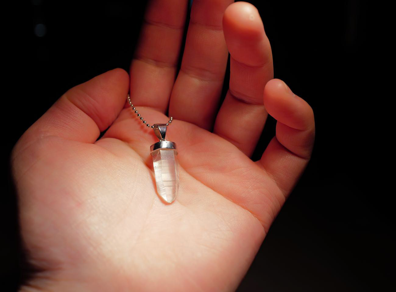 シルバーペンダント　１５０　レムリアン水晶