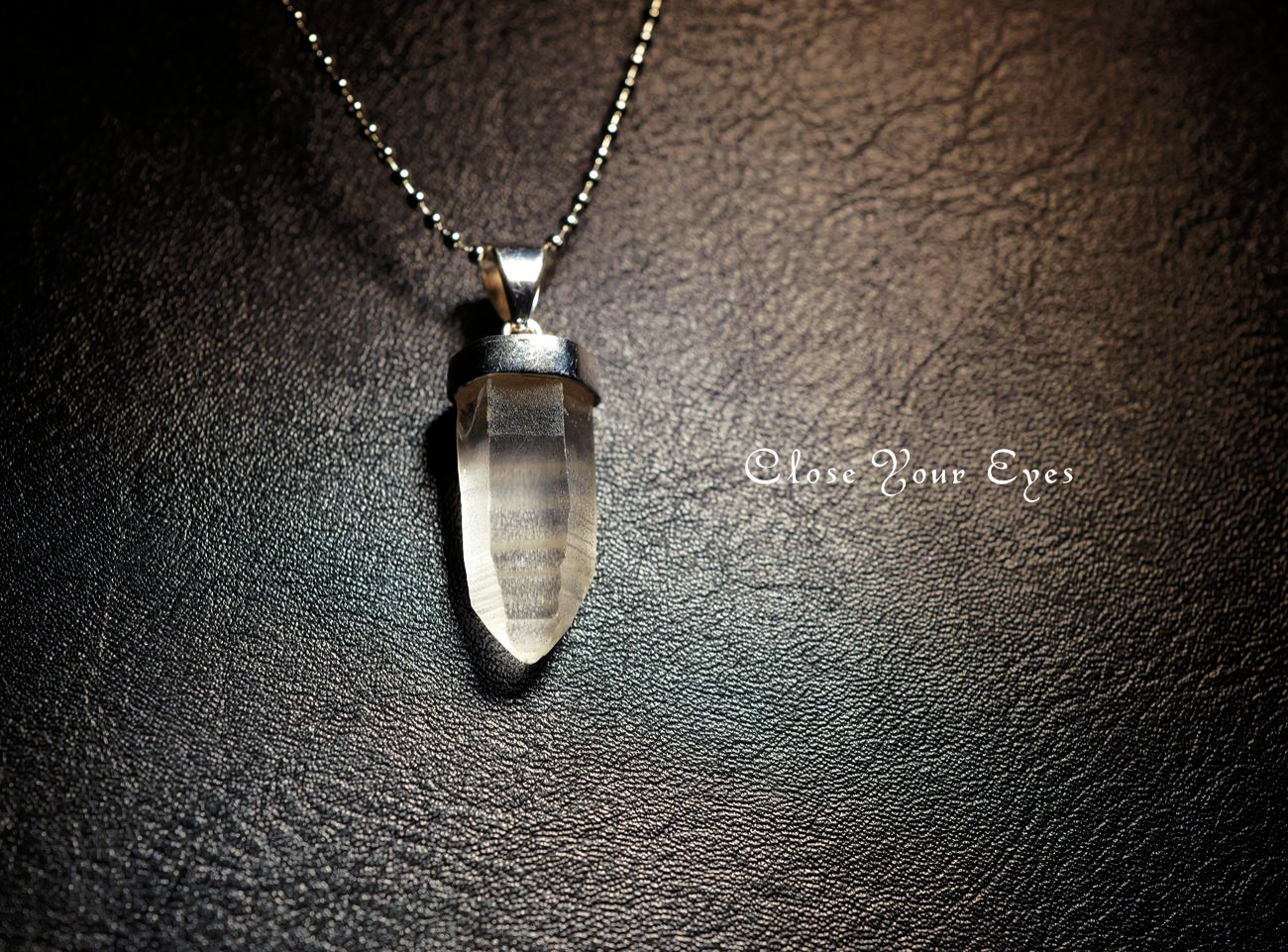 シルバーペンダント　１５０　レムリアン水晶