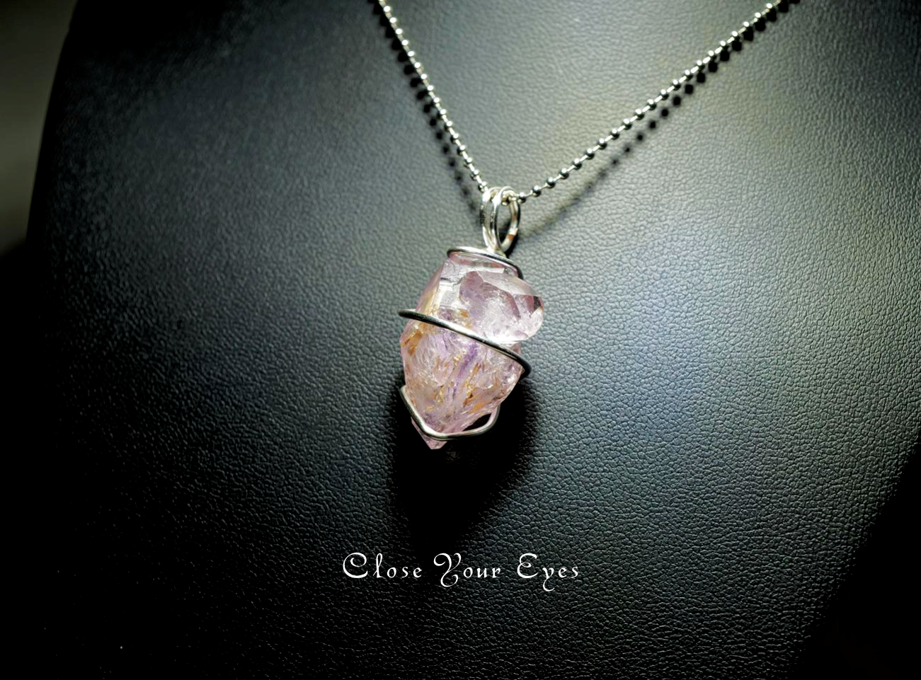 ワイヤーペンダント　００３　アメシストレスチャル