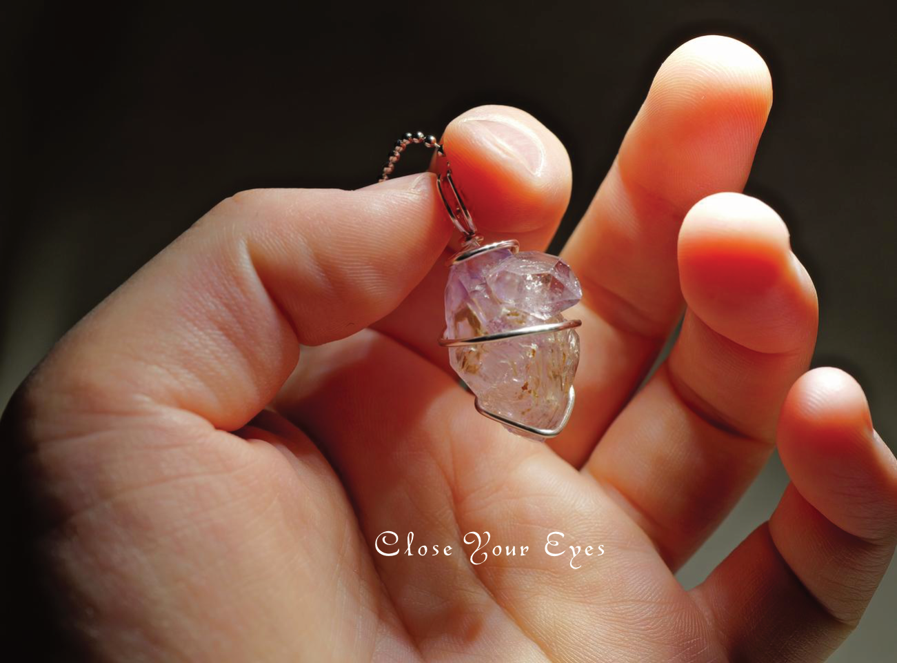 ワイヤーペンダント　００３　アメシストレスチャル