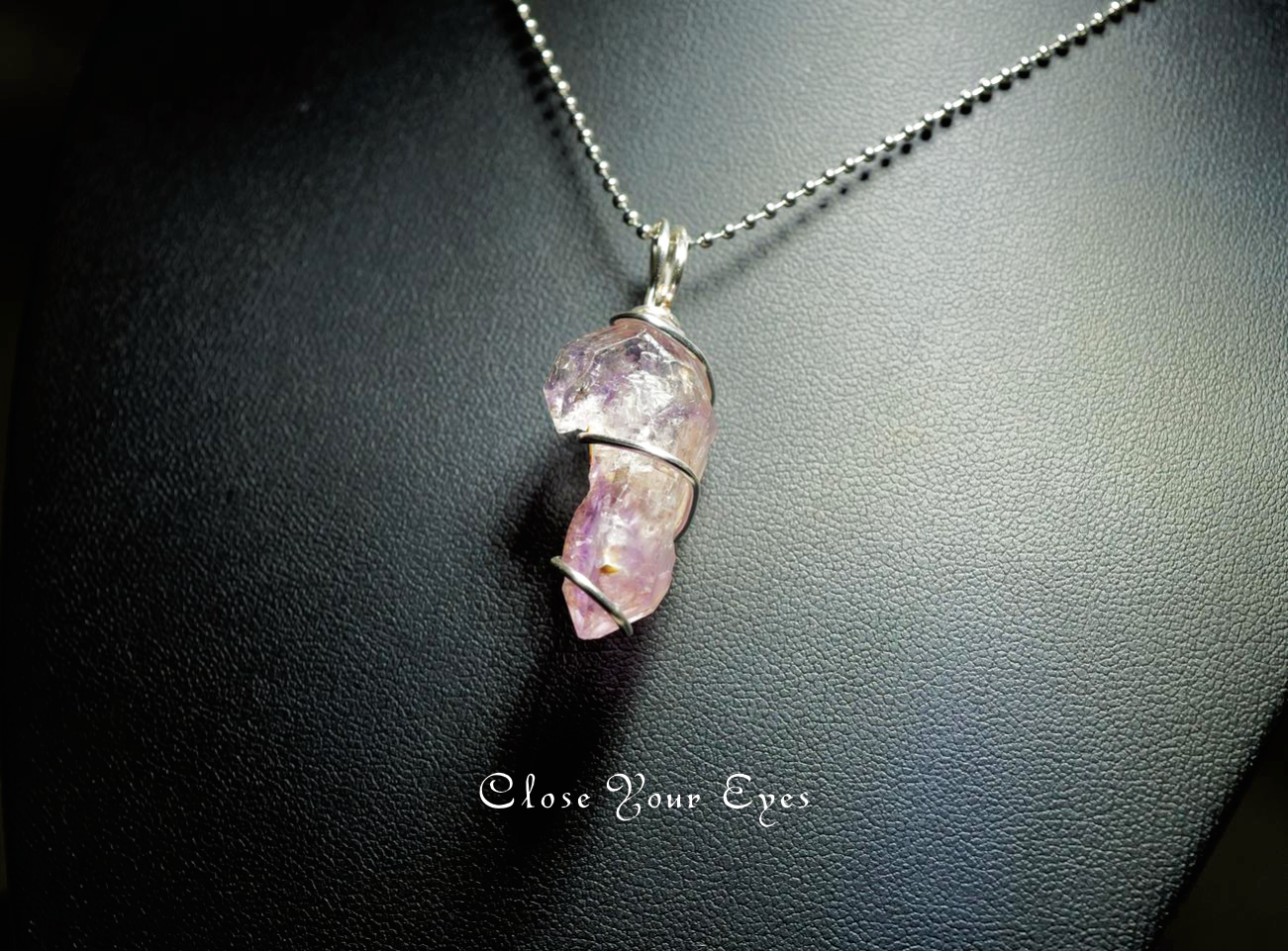 ワイヤーペンダント　００４　アメシストレスチャル