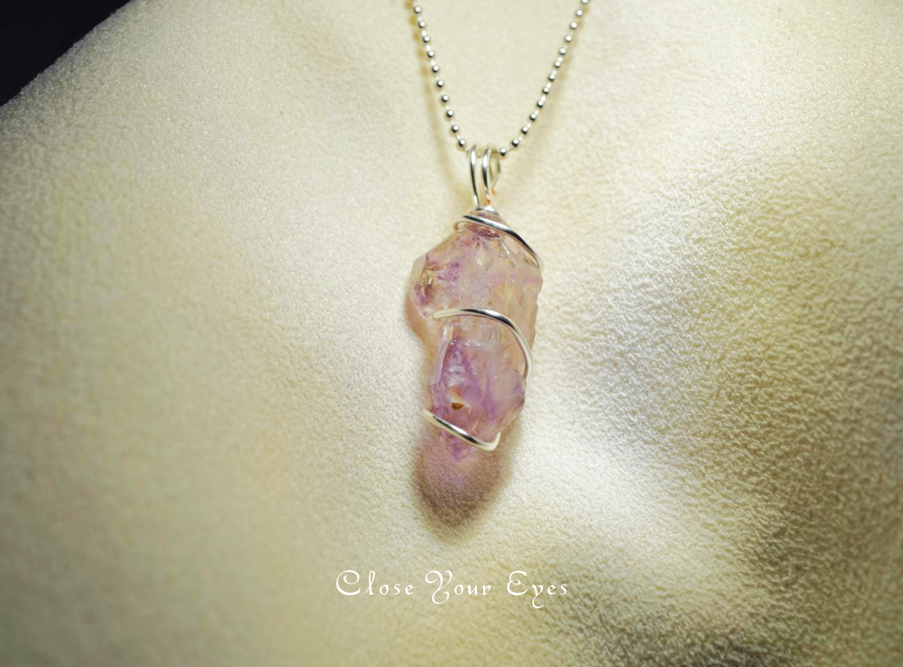 ワイヤーペンダント　００４　アメシストレスチャル