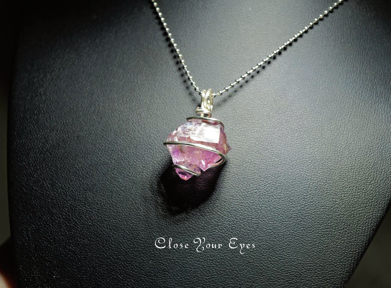 ワイヤーペンダント　００５　アメシストレスチャル