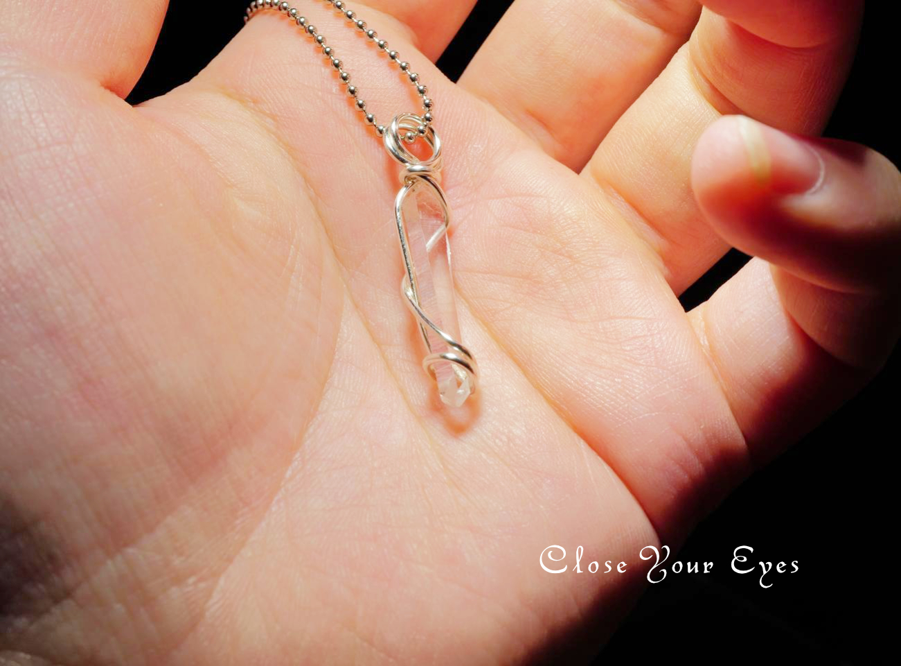 ペンデュラム　アメリカ・アーカンソー水晶　０９