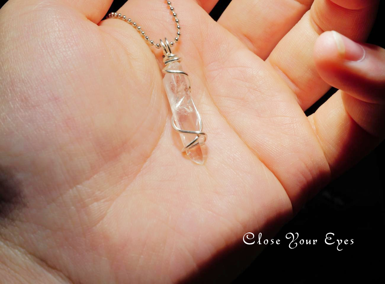 ペンデュラム　アメリカ・アーカンソー水晶　１１