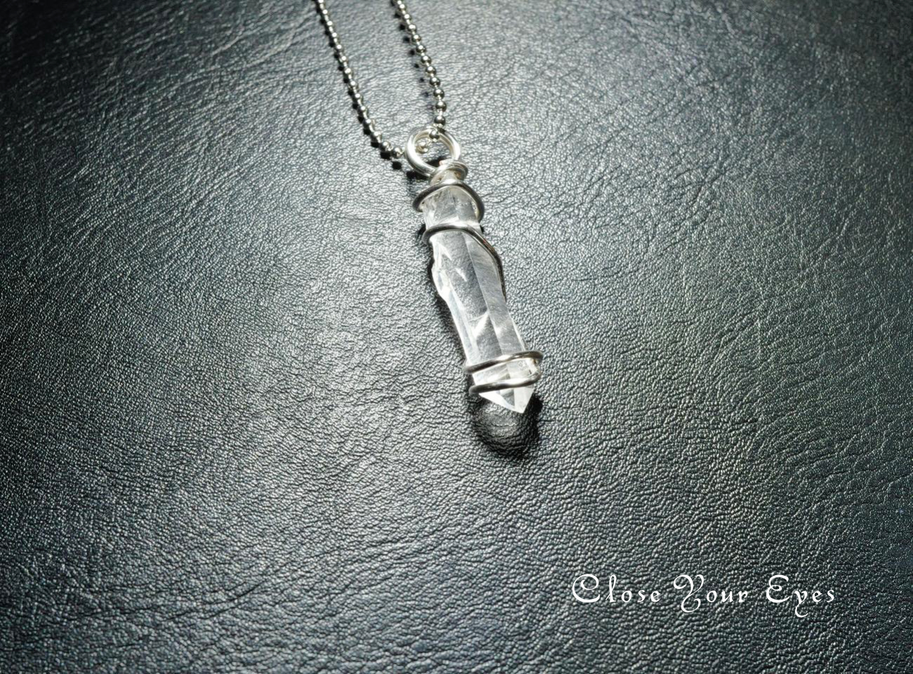 ペンデュラム　アメリカ・アーカンソー水晶　１２