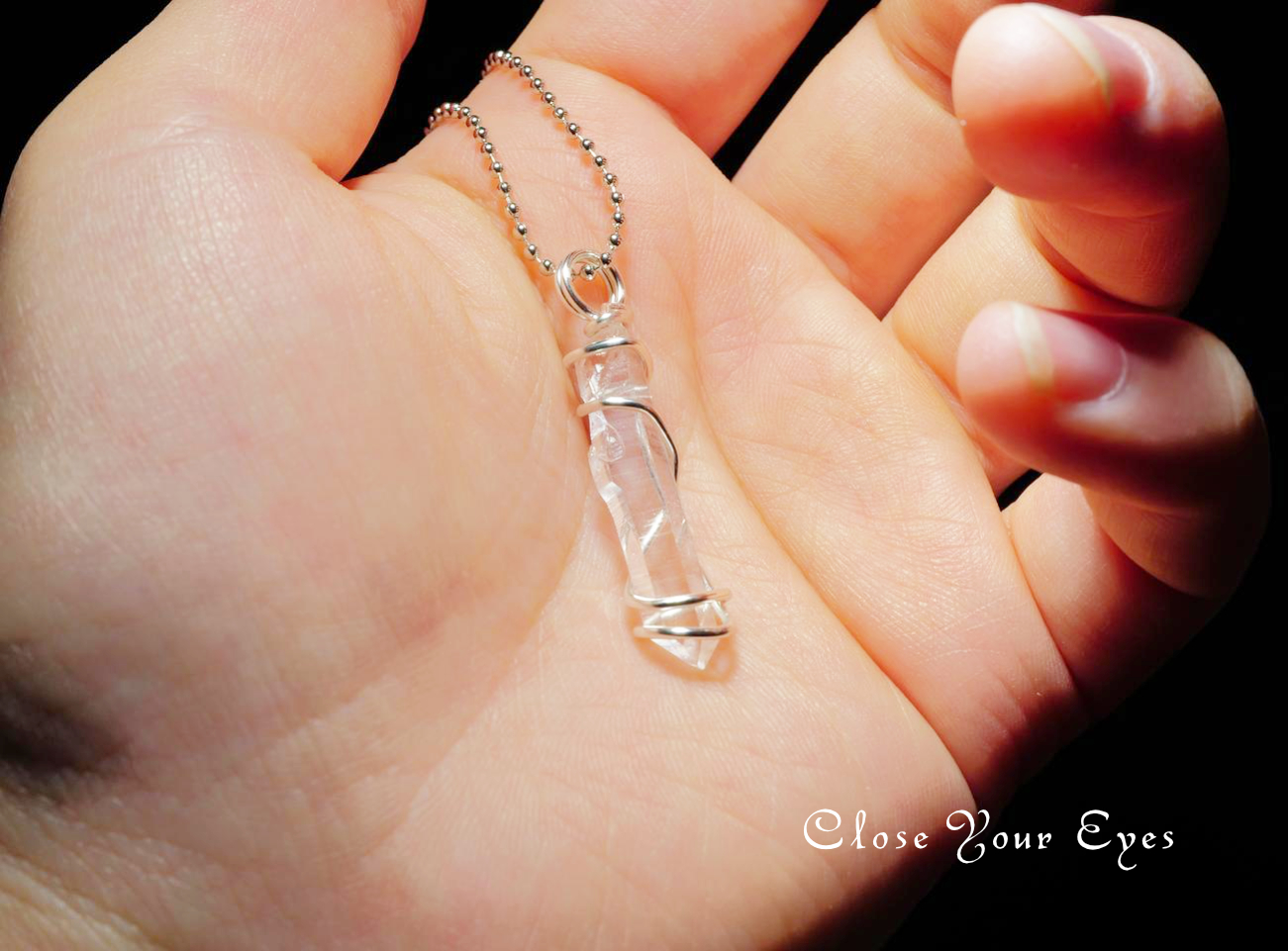 ペンデュラム　アメリカ・アーカンソー水晶　１２