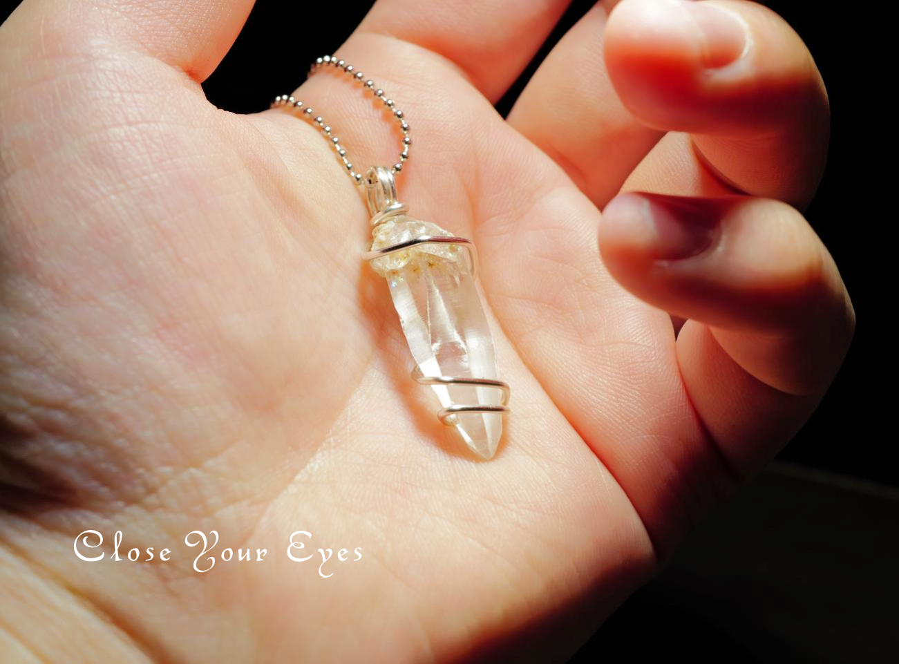 ペンデュラム　ガネーシュヒマール水晶　１９