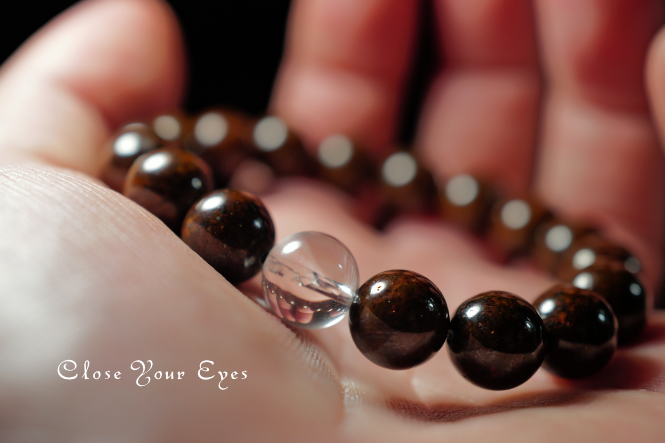 １０ｍｍエナジーブレス　コンドライト隕石　レアな石達