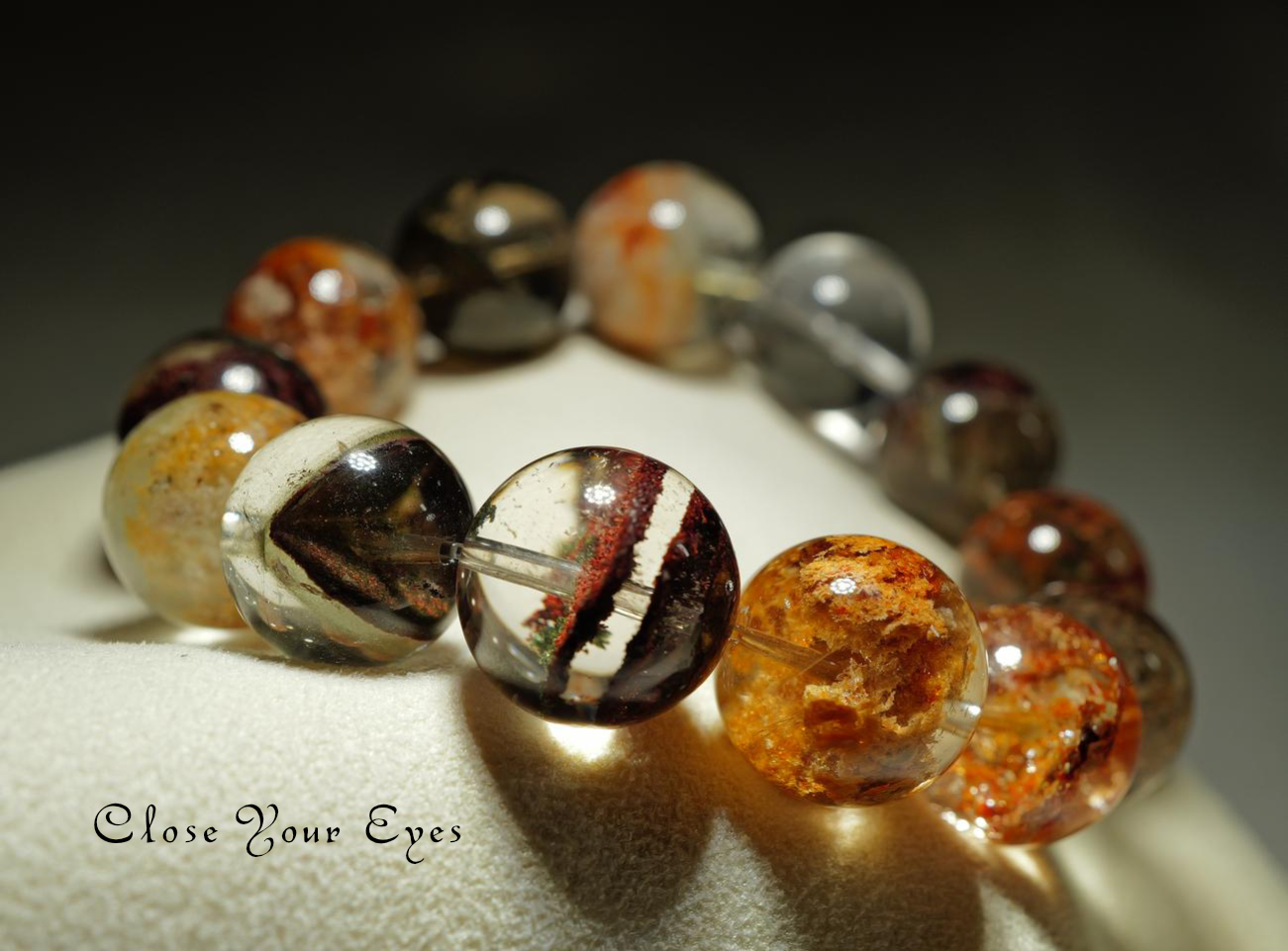 １６ｍｍエナジーブレス　ガーデンクォーツ　レアな石達