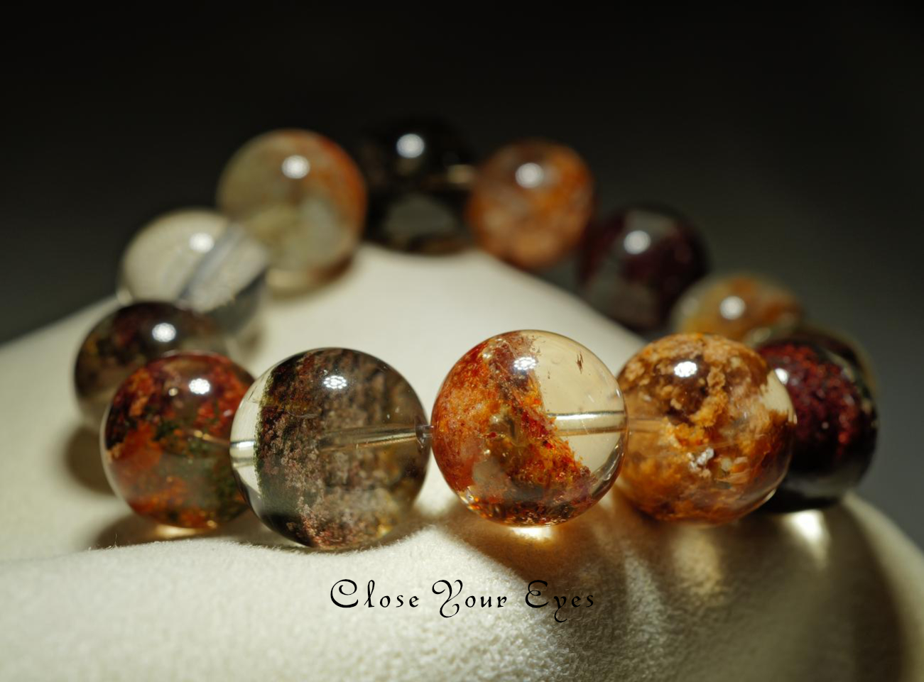 １６ｍｍエナジーブレス　ガーデンクォーツ　レアな石達