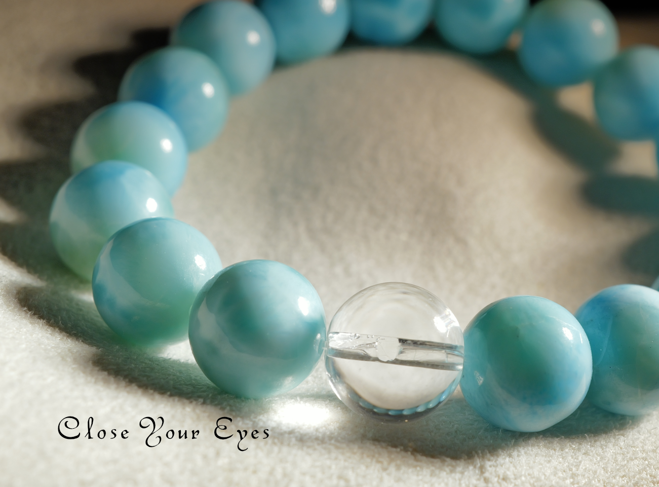 １０ｍｍエナジーブレス　ラリマー　レアな石達