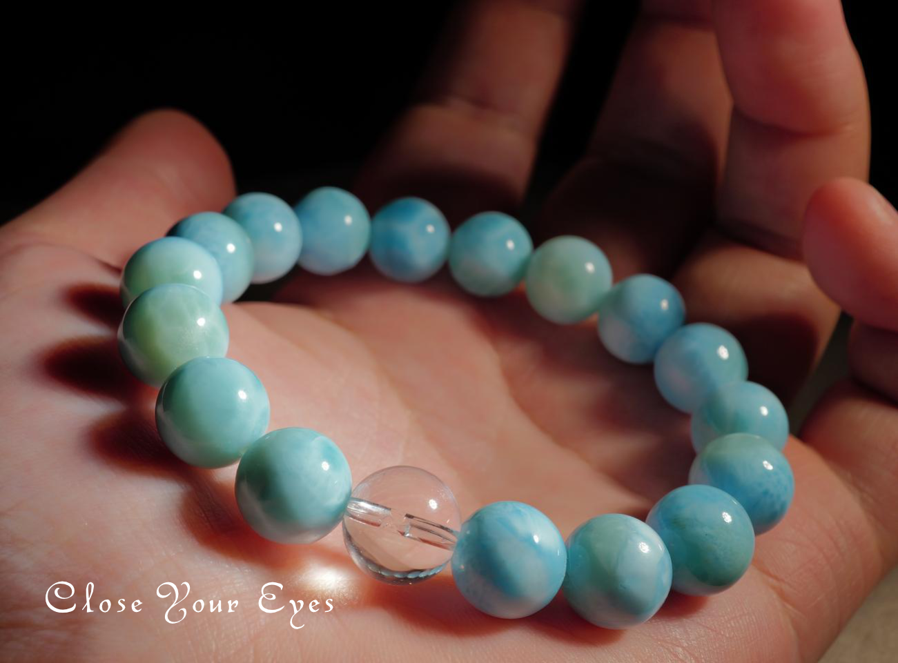 １０ｍｍエナジーブレス　ラリマー　レアな石達