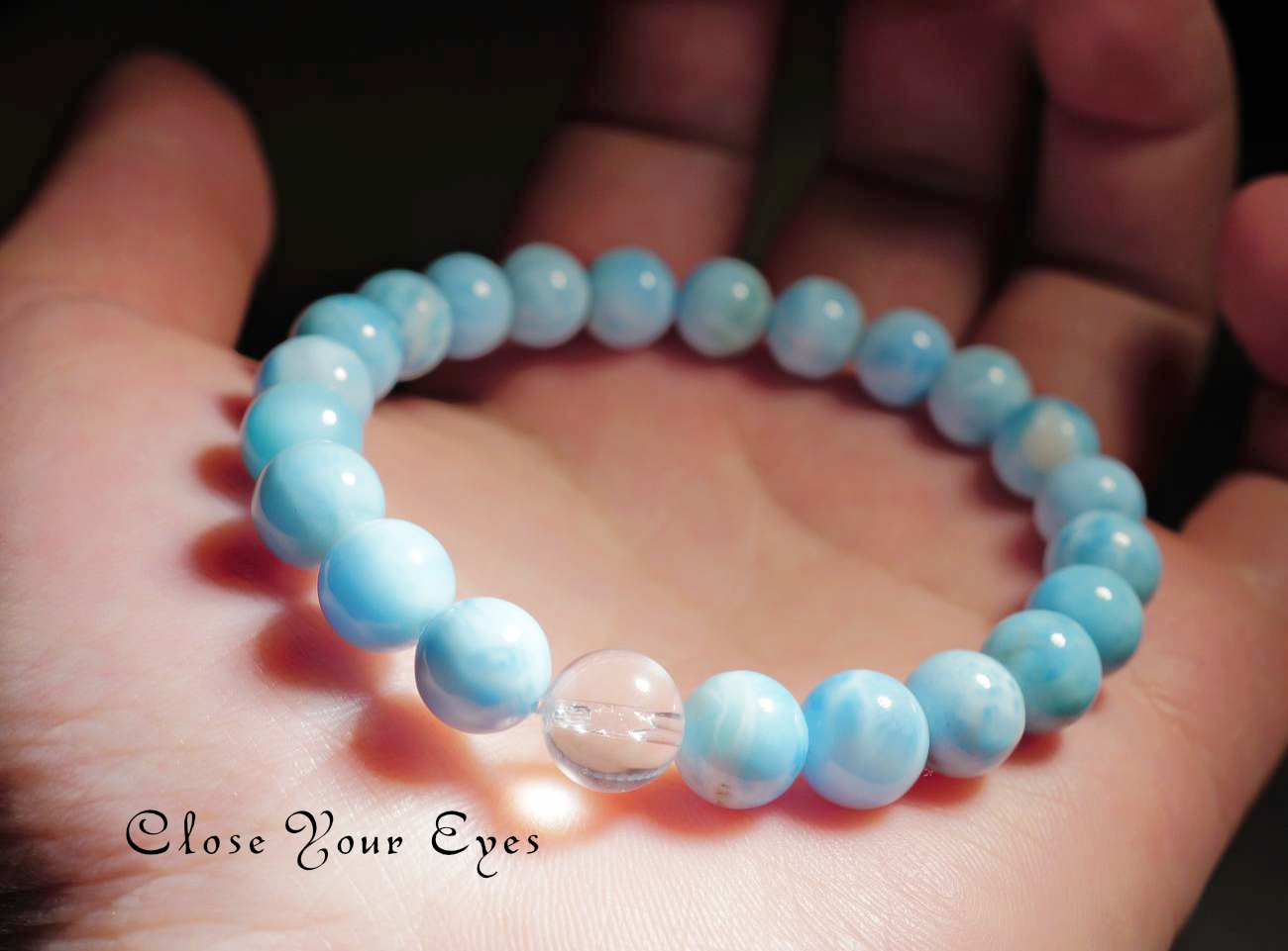 ８ｍｍエナジーブレス　ラリマー　レアな石達