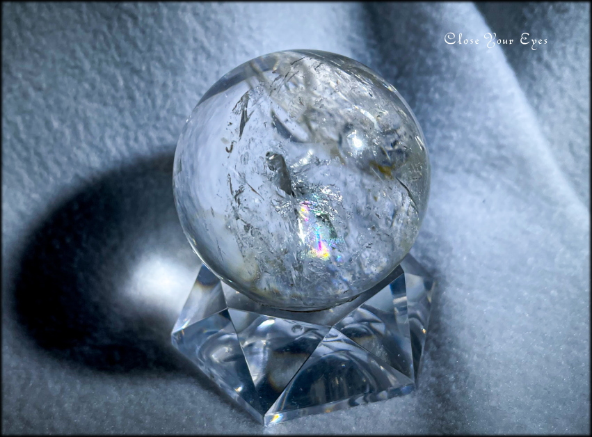 ２０２２祇園祭スペシャル　ブラジル産　水晶丸玉60mm　１５　画像１