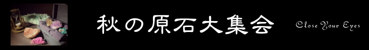 秋の原石大集会