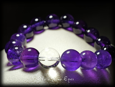 12mmエナジーブレス　アメシスト　Only1ブレス