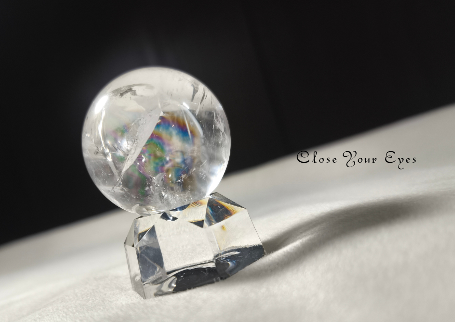 丸玉　レインボー水晶　０３