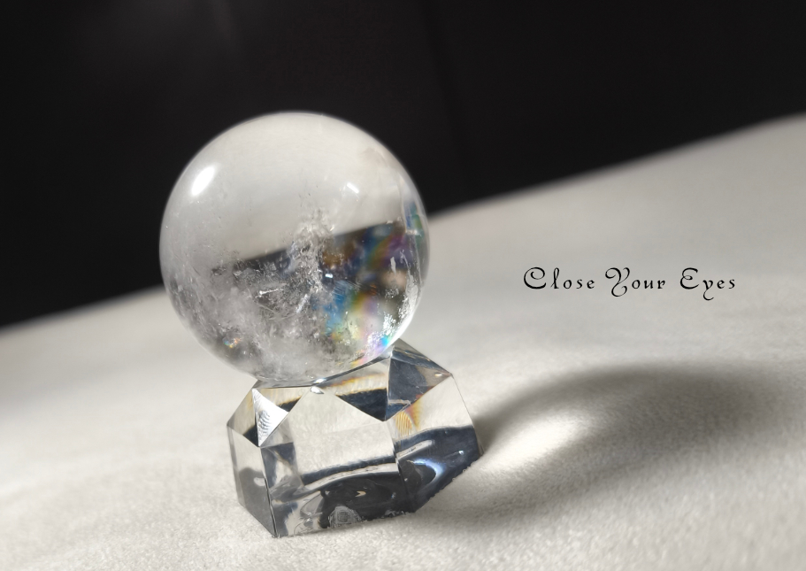 丸玉　レインボー水晶　０４