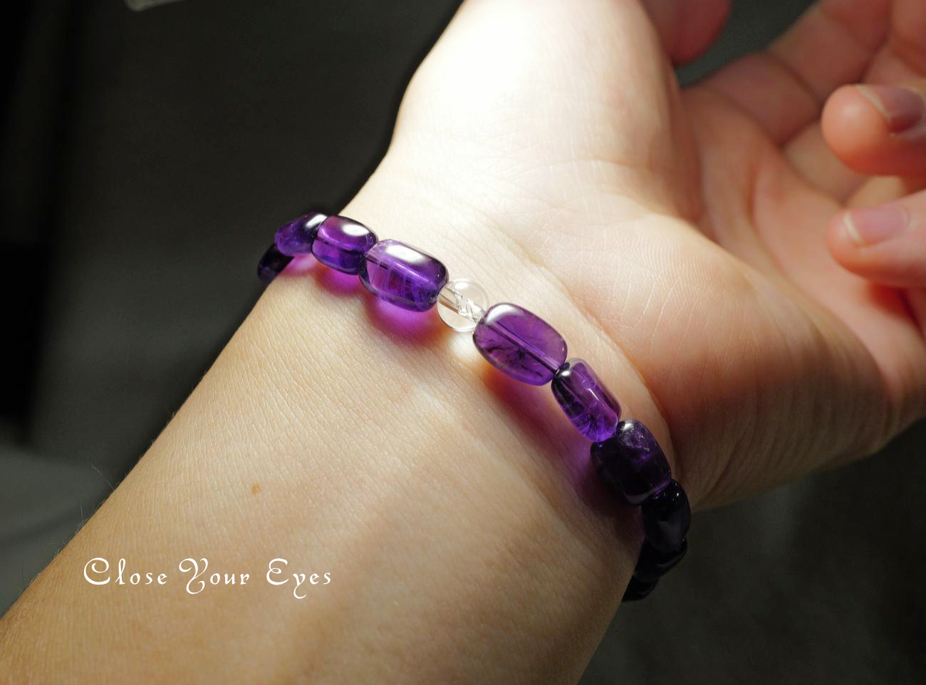 2025創業祭チャリティ企画　スクエア　タンブル　エナジーブレス　アメシスト　画像２