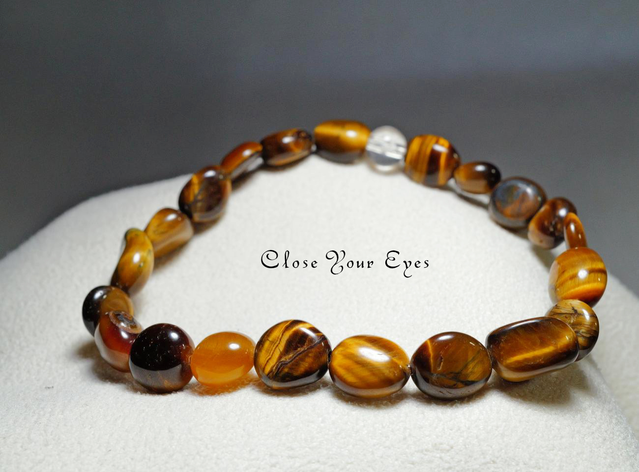 2025創業祭チャリティ企画　小粒タンブル　エナジーブレス　タイガーズアイ　画像３