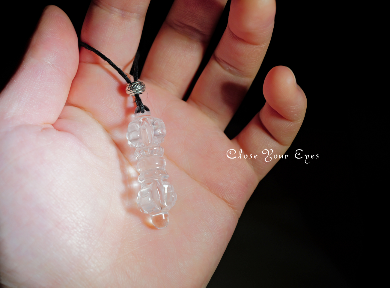 ブラジル産　本水晶　チベタンバジュラ　０２