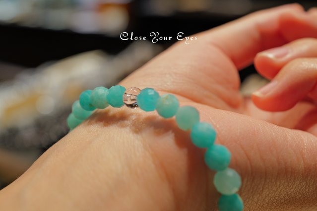 2026GWチャリティ企画　カット　エナジーブレス　アマゾナイト　画像３