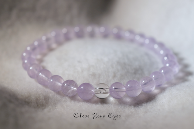 2026GWチャリティ企画　６ｍｍ　エナジーブレス　ラベンダーアメシスト　画像１
