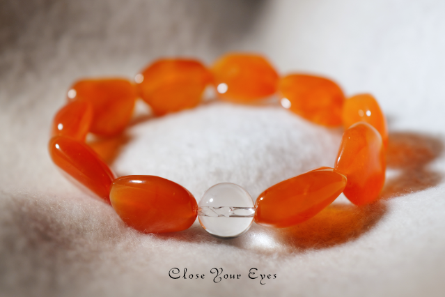 2026GWチャリティ企画　ラフ　エナジーブレス　オレンジカルセドニー　画像１