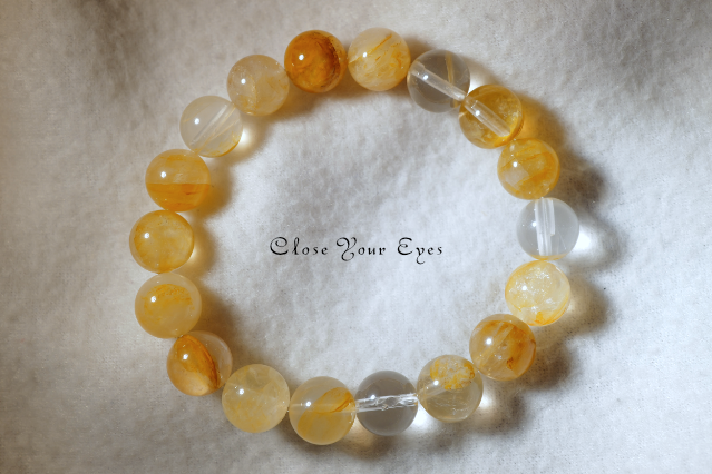 ～ヘマタイトinクォーツ～　ラフブレス　2026GWチャリティブレス